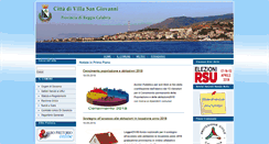 Desktop Screenshot of comune.villasangiovanni.rc.it